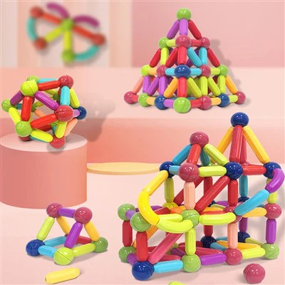 Magnetiska stavar och kulor